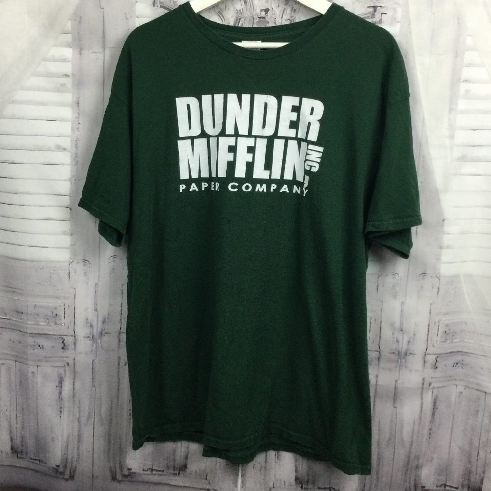 Dunder Mifflin The Office Green Short Sleeve Tee
